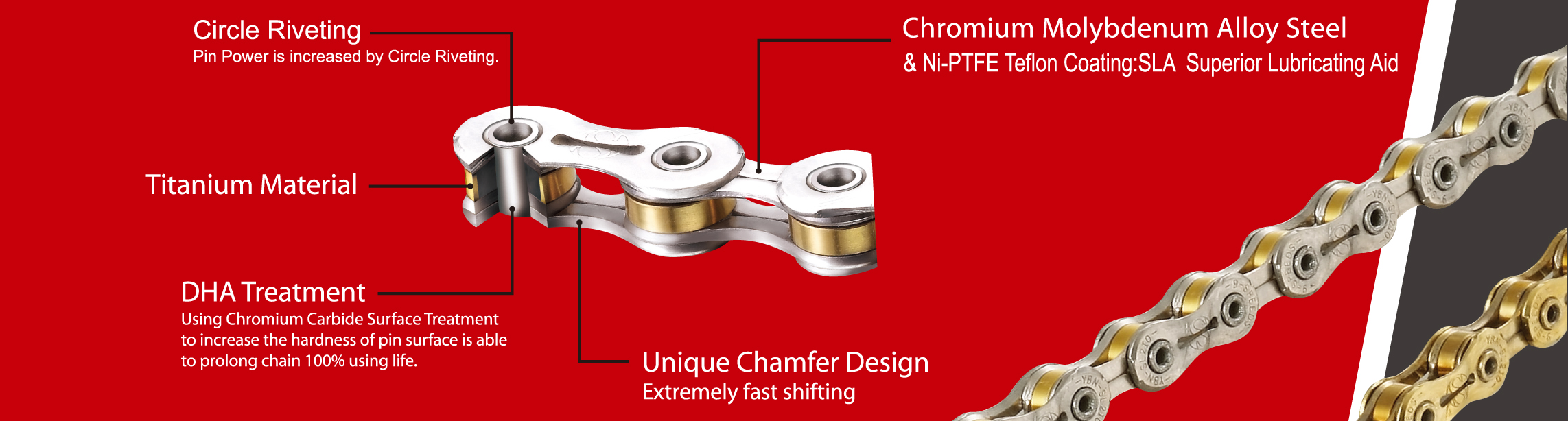 titanium bicycle chain